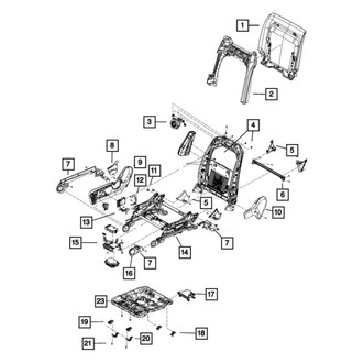 Mopar® - Seat Back Panel