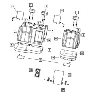 Ram OE - Rear Outer Headrest