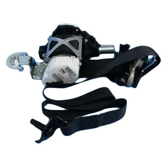 Mopar® - Rear Seat Belt, Light Pebble Beige with Dark Brown