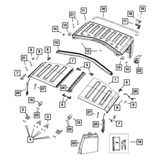 Mopar® - Targa Top Roof Panel
