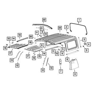 Mopar® - Targa Top Roof Panel
