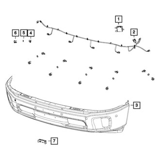 Ram OE - Front Outer Parking Aid Sensor Housing