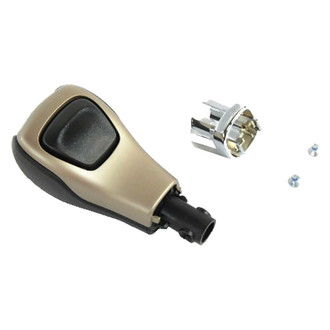 Mopar® - Automatic Black Leather Shift Lever Knob with Beige Accents