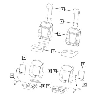 Jeep OE - Front Seat Cover