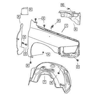 Mopar® - Fender Nut
