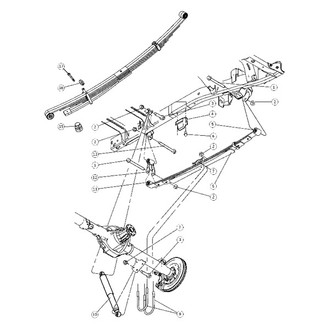 Chrysler OE - Front Suspension Shock Absorber