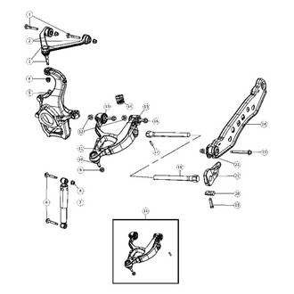 Chrysler OE - Front Suspension Shock Absorber