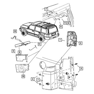 Jeep OE - Parking Aid System Wiring Harness