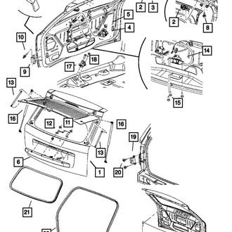 Mopar® - Lift-Gate Panel