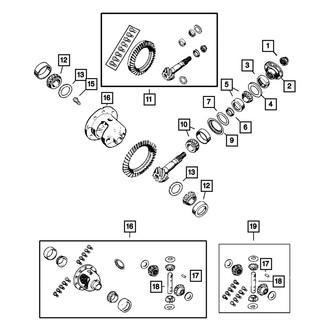 Mopar® - Ring And Pinion Gear Kit
