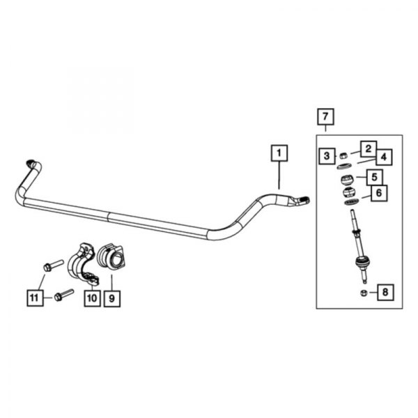 Suspension Stabilizer Bar Link Kit
