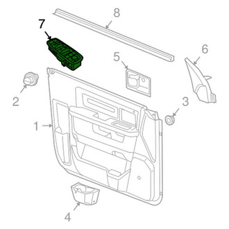 Ram OE - Front Right Door Window Switch