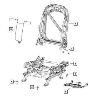 Dodge OE - Right Seat Track Bolt