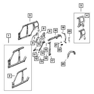 Jeep OE - Rear Right Quarter Panel