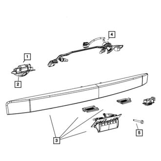 Chrysler OE - Park Assist Camera Bracket