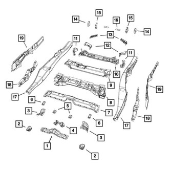 Jeep OE - Rear Left Frame Stiffener