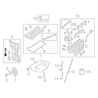 Mopar® - Engine Block Drain Plug