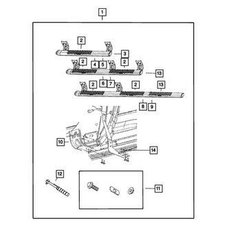 Mopar® - Running Board Mounting Bracket