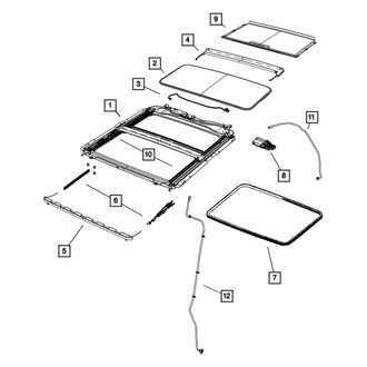 Dodge OE - Sunroof Cover