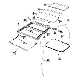 Ram OE - Left Sunroof Frame Bracket