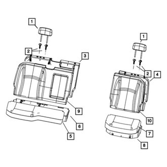 Mopar® - Bottom Seat Cushion Foam
