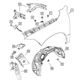 Mopar® - Front Driver Side Hood Stop Buffer