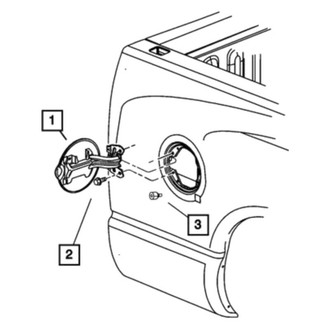Mopar® - Fuel Filler Door