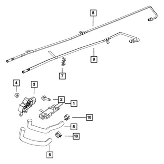 Mopar® - Exhaust Gas Differential Pressure Sensor Pipe