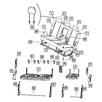 Mopar® - Seat Cushion Frame