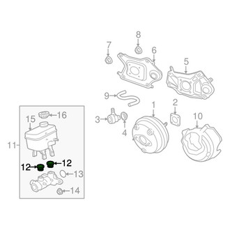 Dodge OE - Brake Master Cylinder Reservoir Grommet
