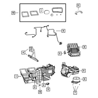 Mopar® - HVAC Heater Core Seal Kit