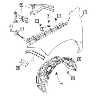 Mopar® - Fender Bracket