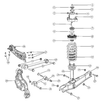 Dodge OE - Rear Suspension Strut