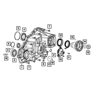 Mopar® - Rear Case Half