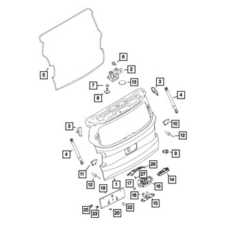 Mopar® - License Plate Bracket Nut