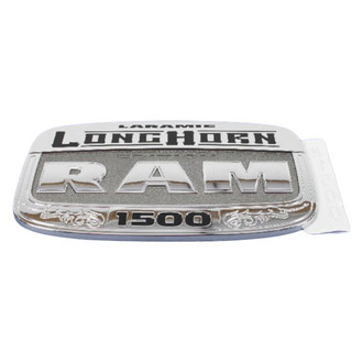 Mopar® - "Laramie LongHorn RAM 1500" Nameplate Right Side Front Door Emblem