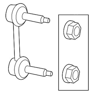 Dodge OE - Rear Suspension Stabilizer Bar Link