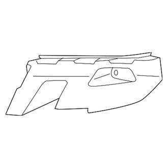 Ram OE - Front Left Inner Bumper Cover Support Rail