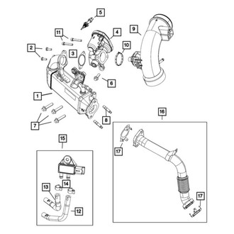 Jeep OE - Exhaust Gas Recirculation (EGR) Valve Bolt