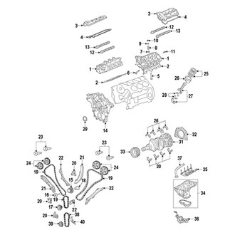 Mopar® - Driver Side Cylinder Head Assembly with Valves