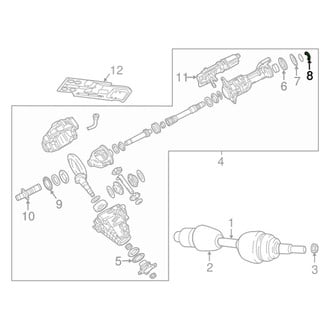 Mopar® - Front Axle Shaft Snap Ring