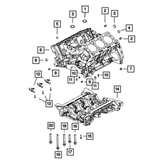Mopar® - Hex Flange Head Bolt