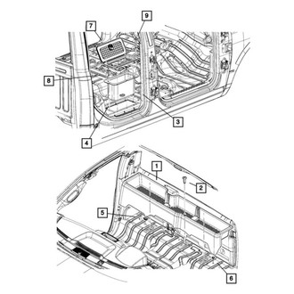 Ram OE - Floor Storage Compartment