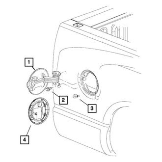 Mopar® - Fuel Filler Door