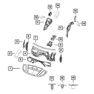 Jeep OE - Rear Right Quarter Panel Splash Shield