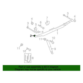 Mopar® - Rear Leaf Spring Bushing