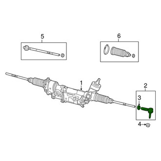 Ram OE - Outer Steering Tie Rod End