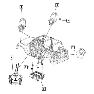 Mopar® - Air Bag Occupant Sensor Bracket