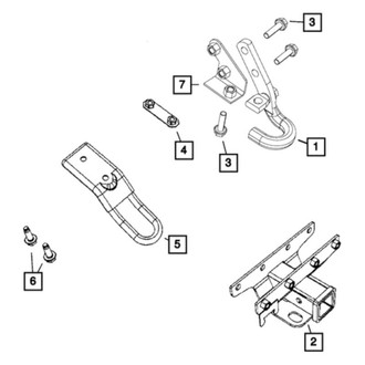 Mopar® - Tow Hook Bracket