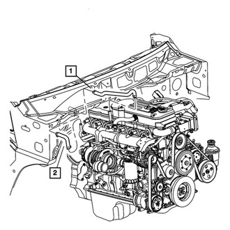 Dodge OE - HVAC Heater Hose